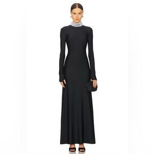 Mariandree Gaitan Aura Dress in Black NWT